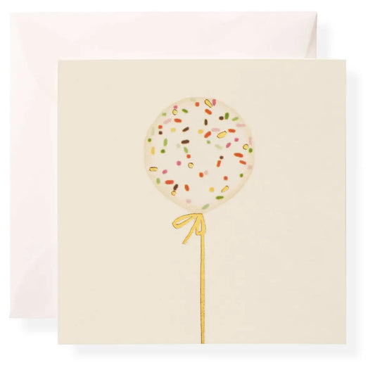 Gift Enclosure Card - Confetti Balloon - Karen Adams Designs