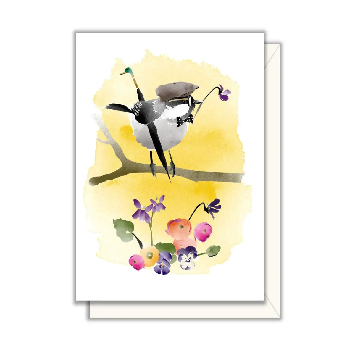 Gift Enclosure Card - Dapper Bird - Driscoll Design