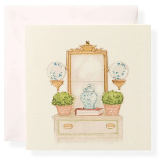 Gift Enclosure Card - Ginger Jar Vignette - Karen Adams Designs
