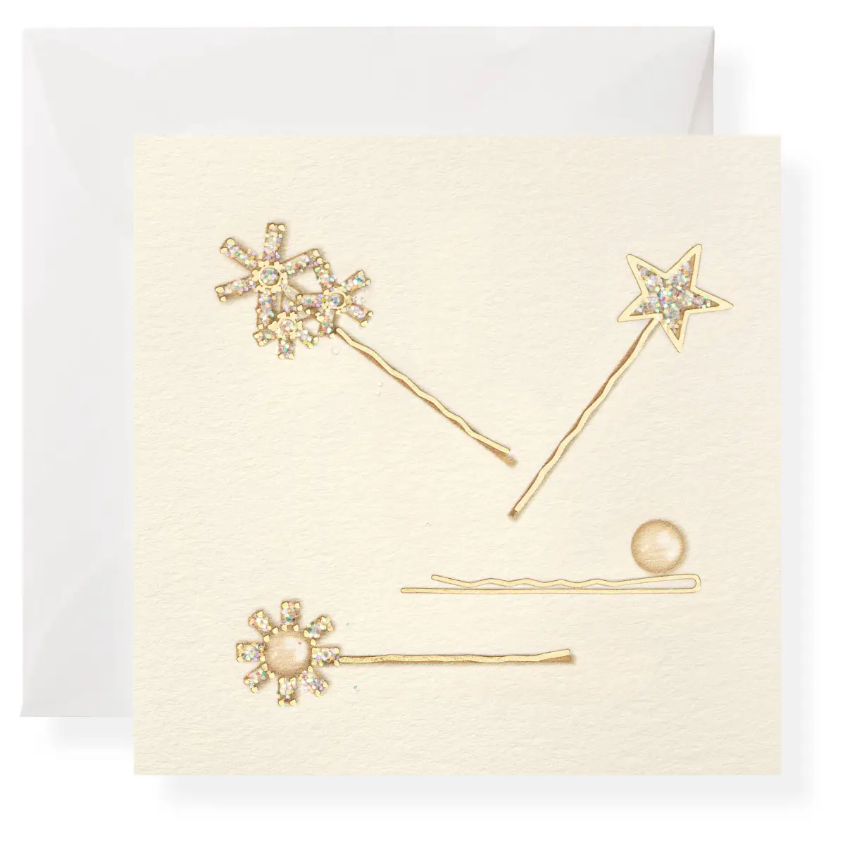 Gift Enclosure Card - Hair Pins - Karen Adams Designs