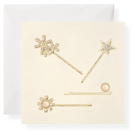 Gift Enclosure Card - Hair Pins - Karen Adams Designs