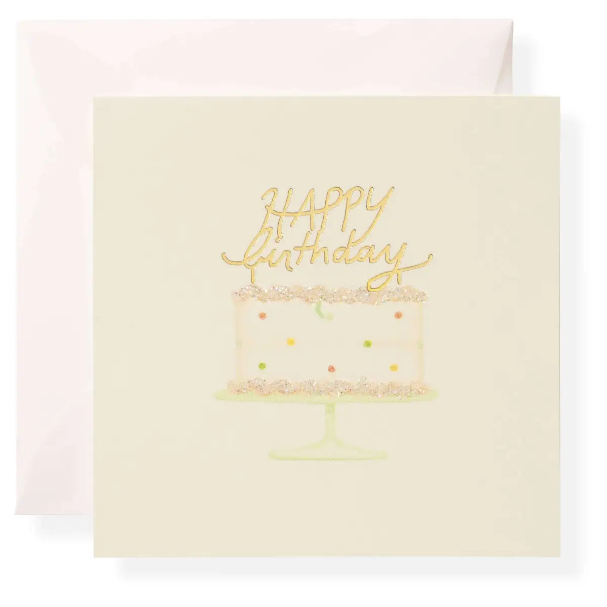 Gift Enclosure Card - Sprinkles Birthday Cake - Karen Adams Designs