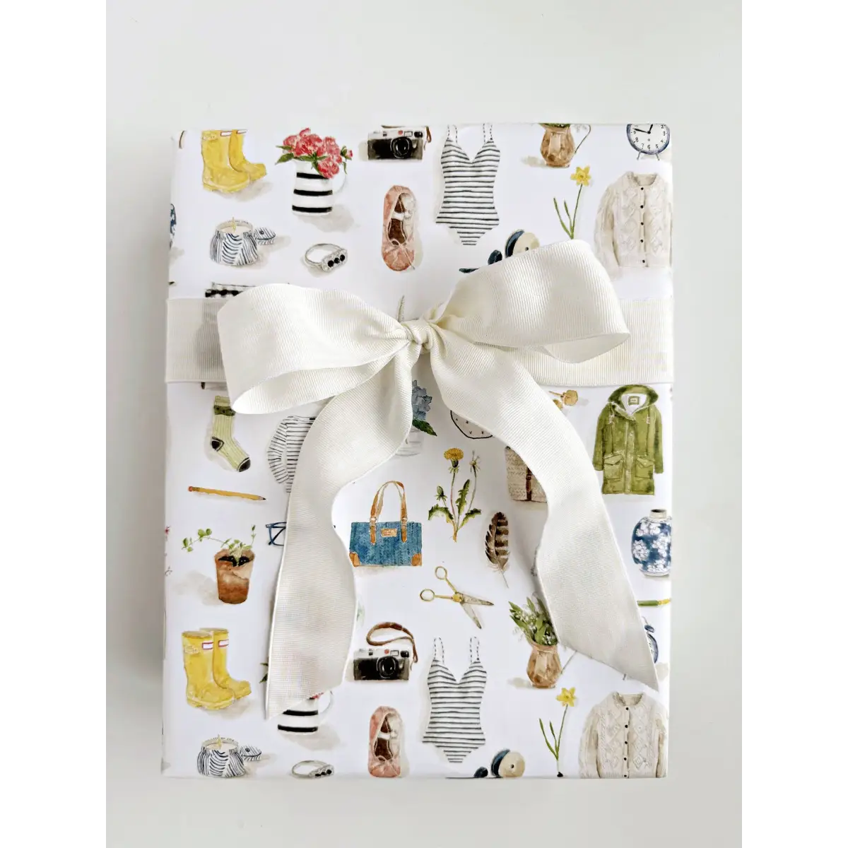 Gift Wrap - Everyday Things - Set of 3 Paper Sheets - Emily Lex - emily lex studio