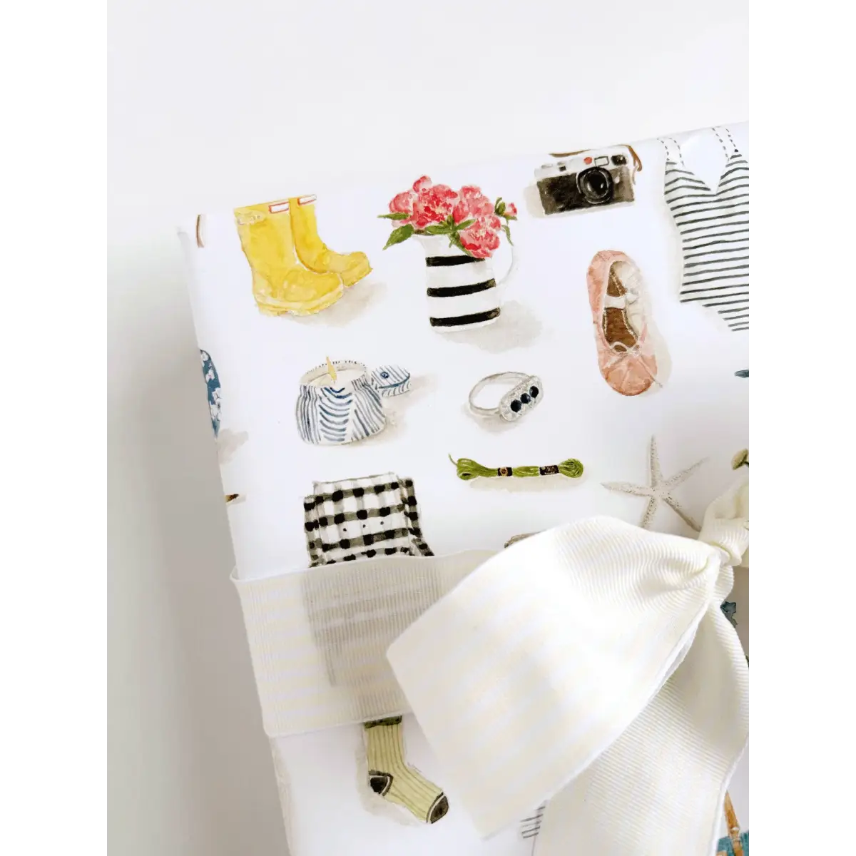 Gift Wrap - Everyday Things - Set of 3 Paper Sheets - Emily Lex - emily lex studio