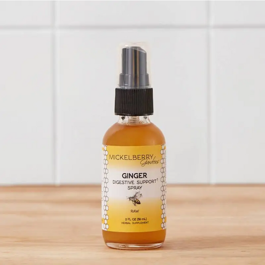 Herbal Honey Tonic Spray - Ginger - Digestive Support - Mickelberry Gardens