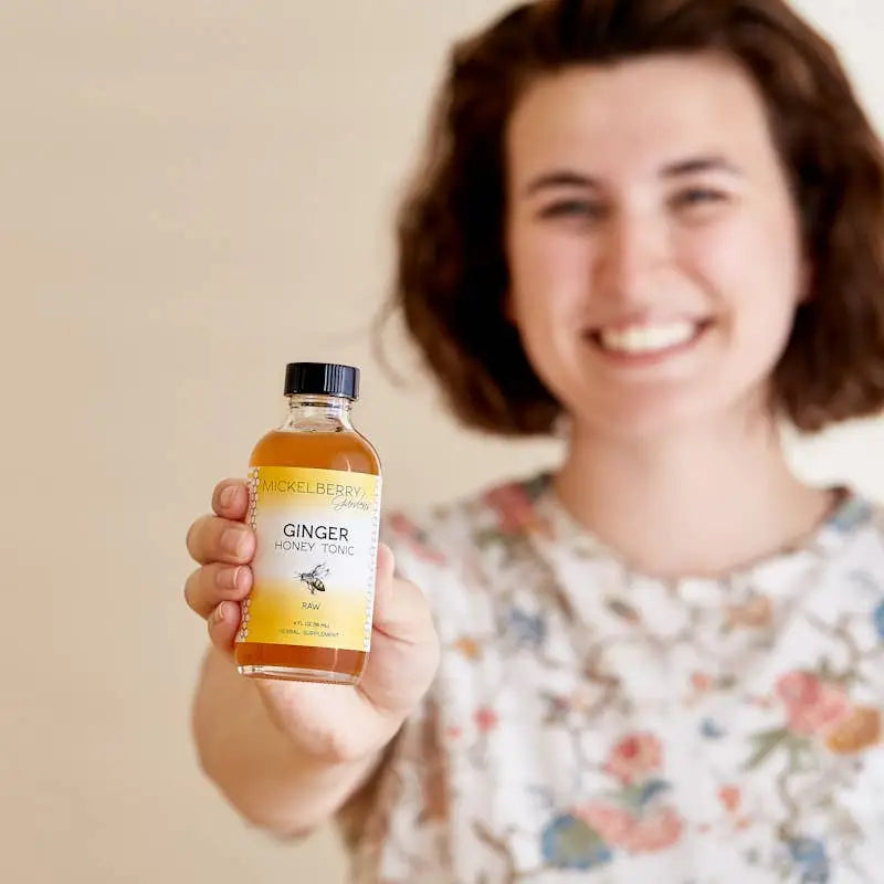 Herbal Honey Tonic - Ginger - Digestive Support - Mickelberry Gardens