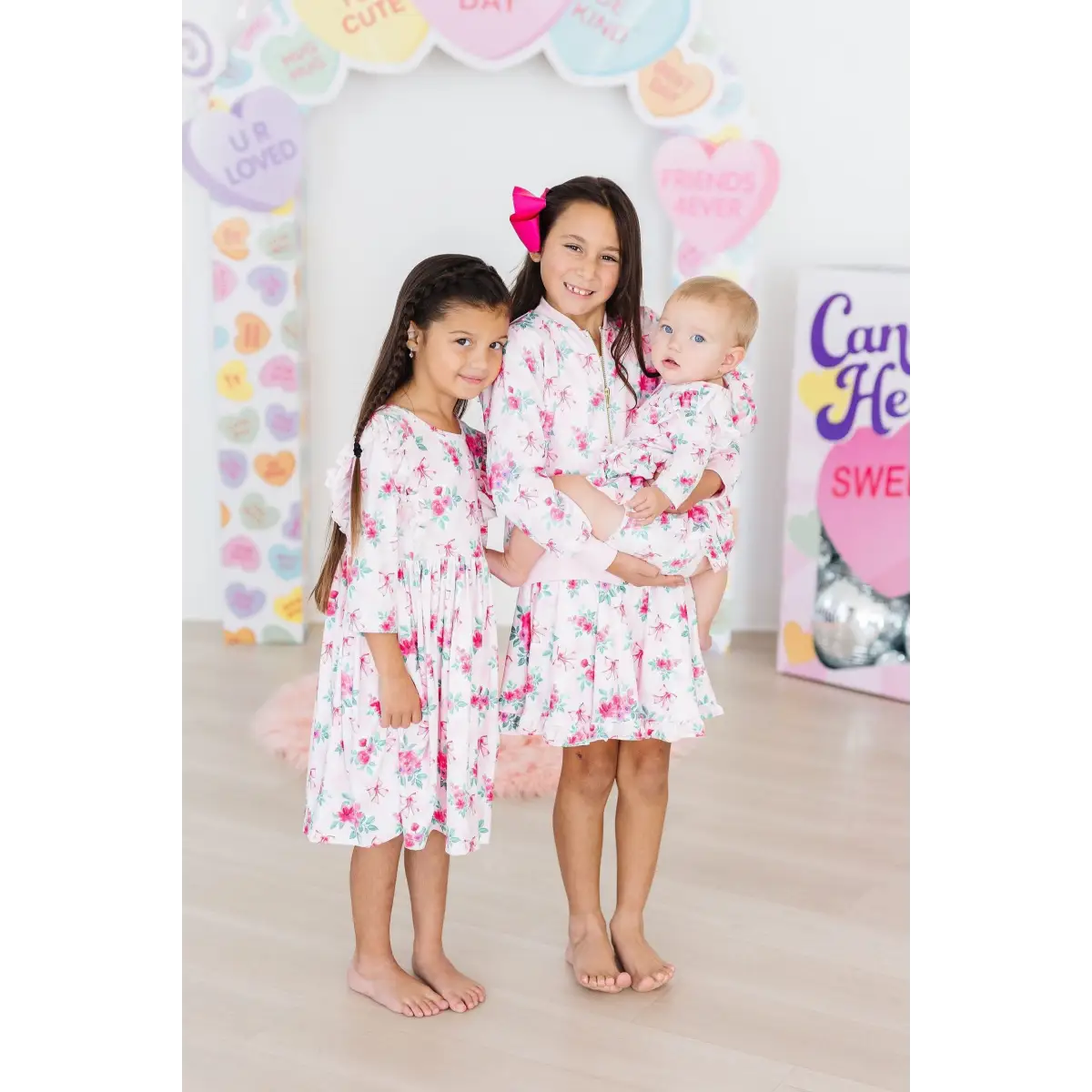Ruffle Twirl Dress - Gingham Bows - Mila & Rose ®