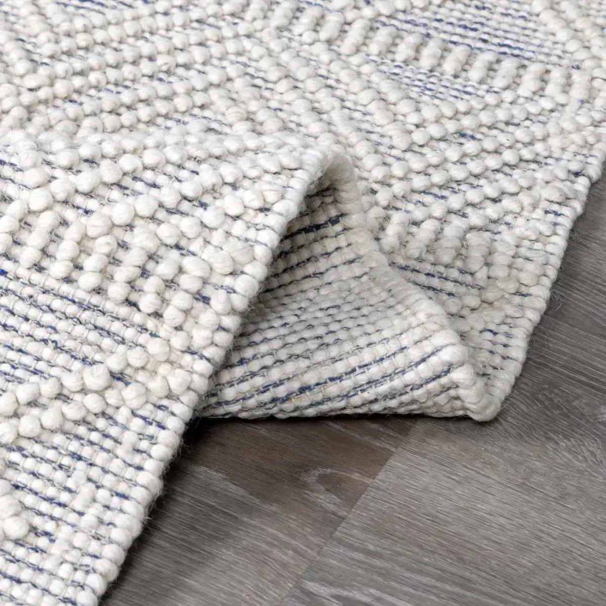 Ginter Handmade Beige Wool Rug - Boutique Rugs