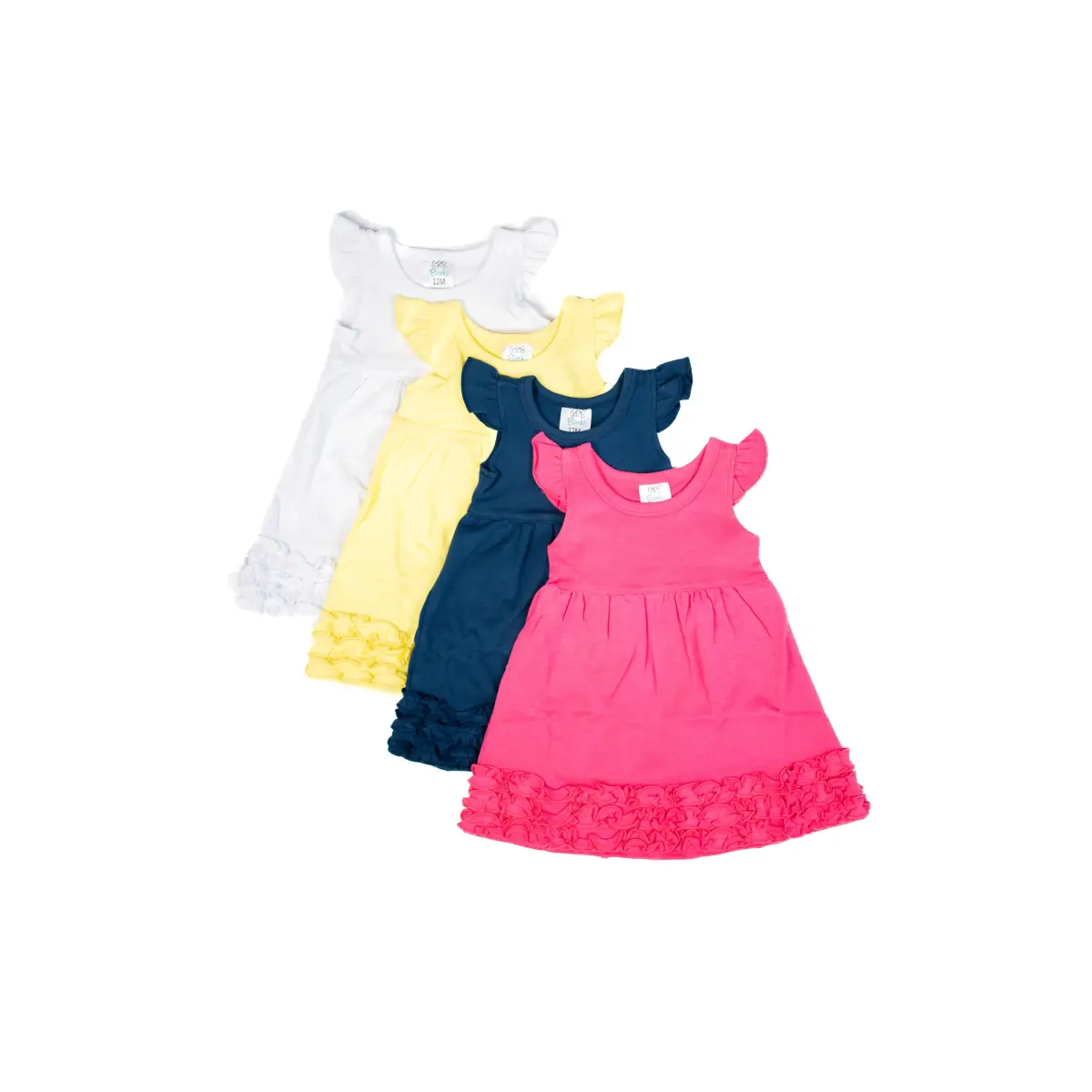 Girl’s Angel Sleeve Empire Waist Dress - ARB Blanks
