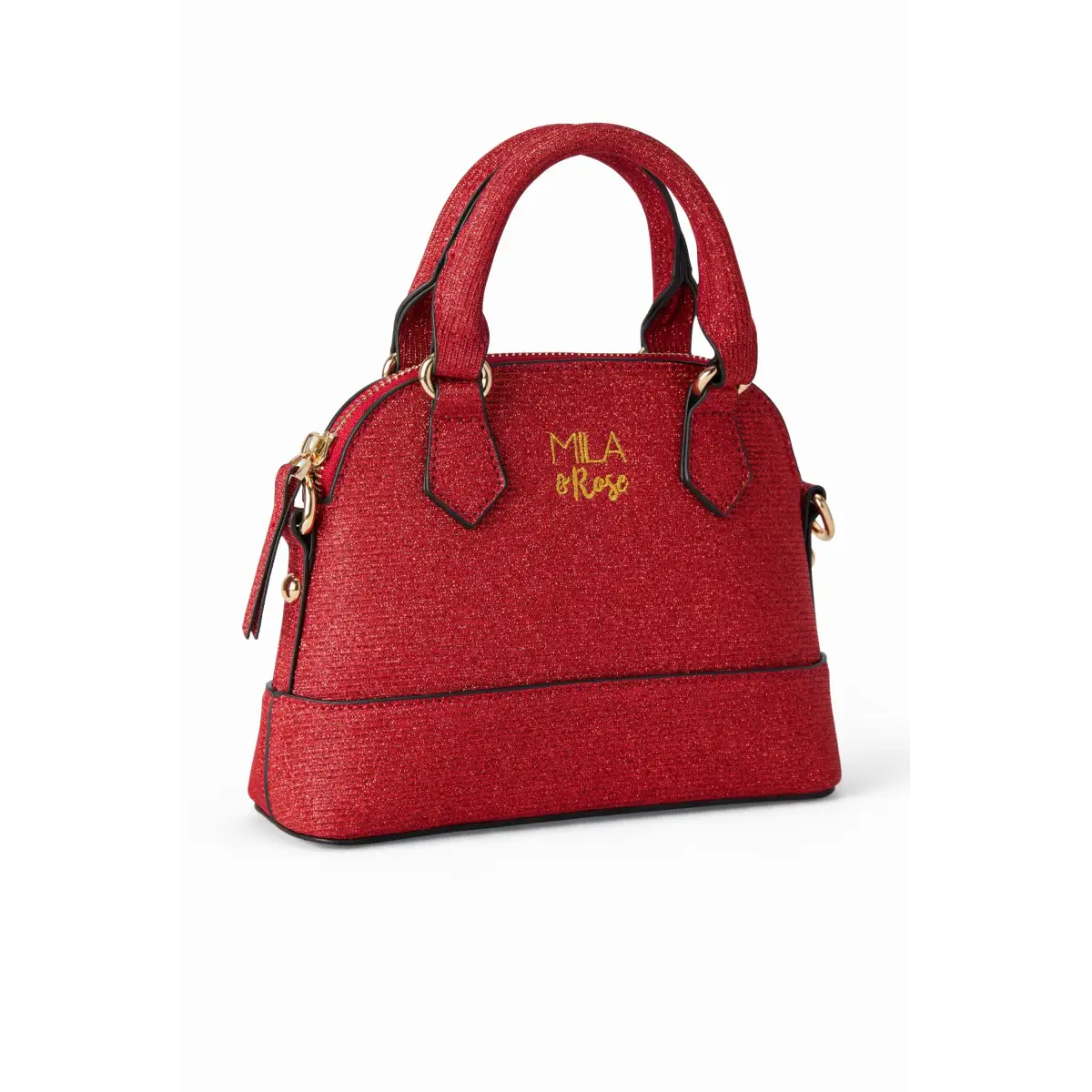 Girl’s Crossbody Purse - Red Shimmer - Mila & Rose ®