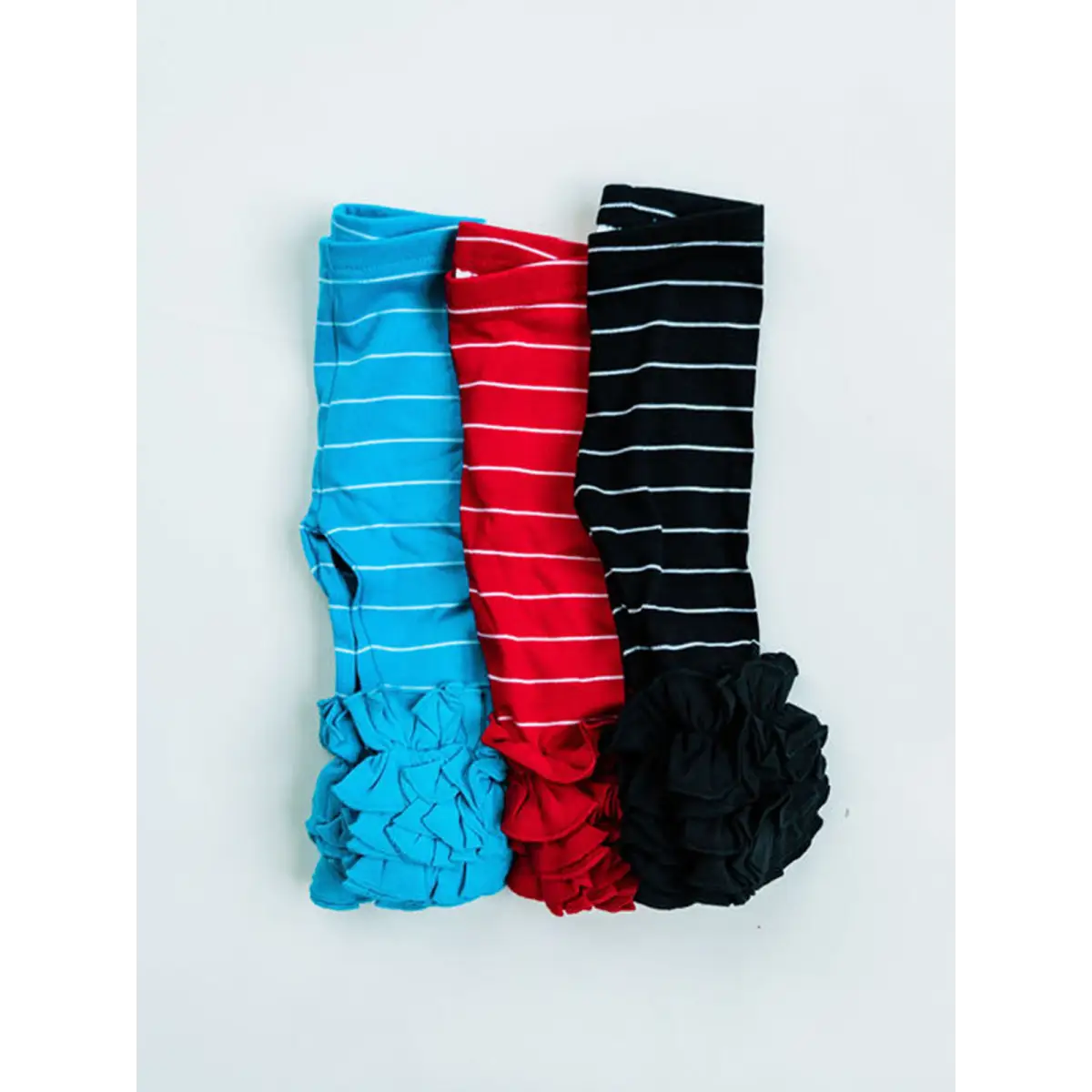 Girl’s Pinstriped Ruffle Icings - ARB Blanks