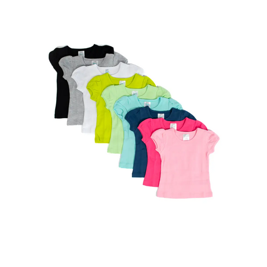 Girl’s Short Sleeve Puff Shirts - ARB Blanks