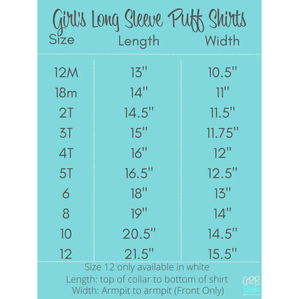 Girl’s Sublimation Shirts - ARB Blanks