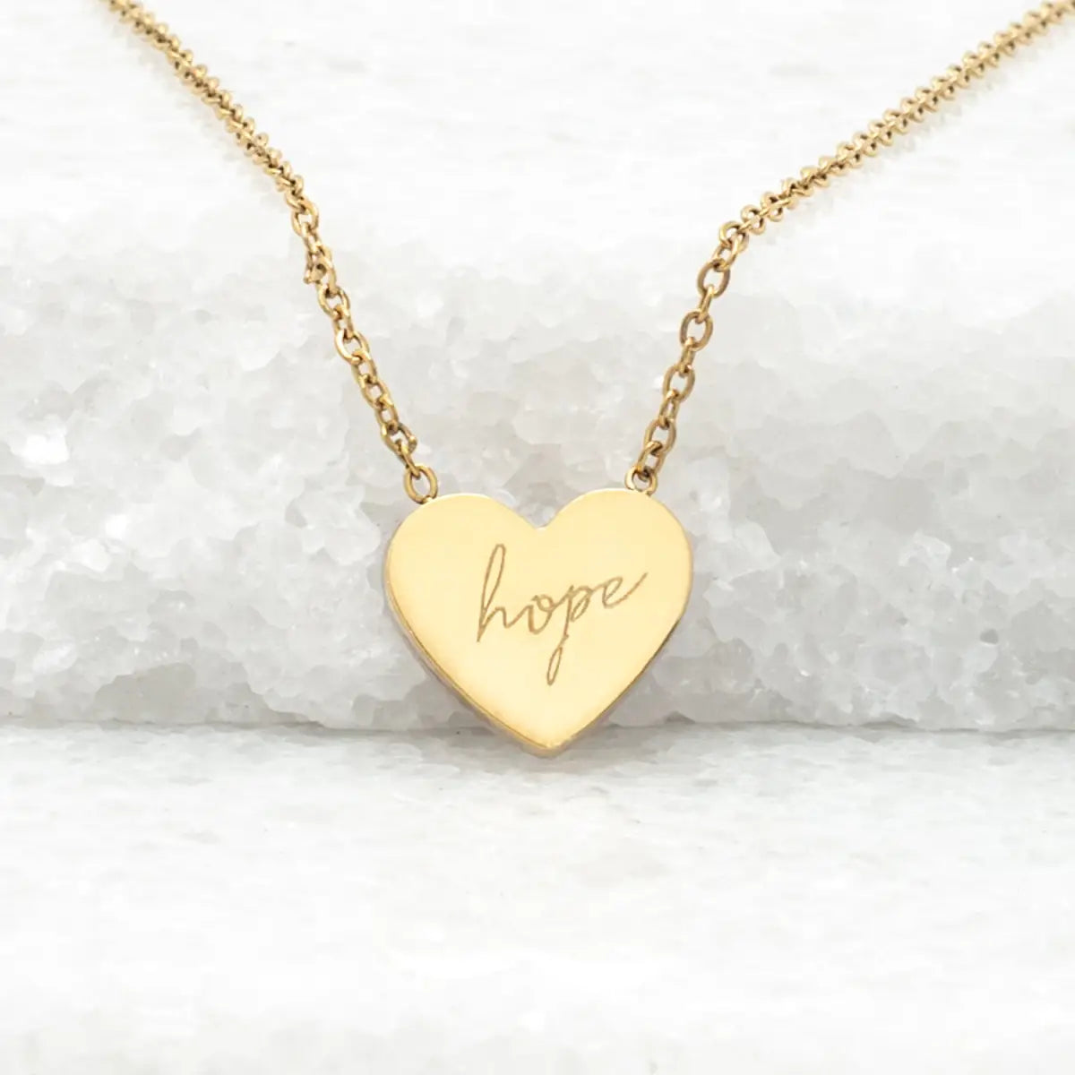 Give Hope Heart Necklace - Starfish Project