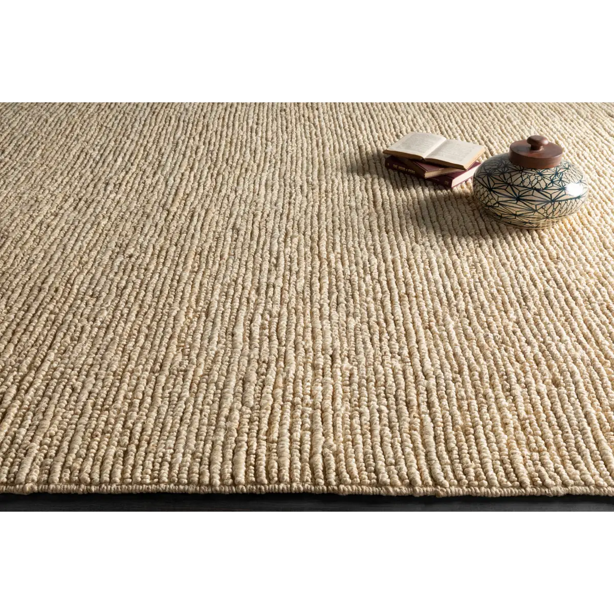 Glover Bleached Braided Jute Carpet - Boutique Rugs