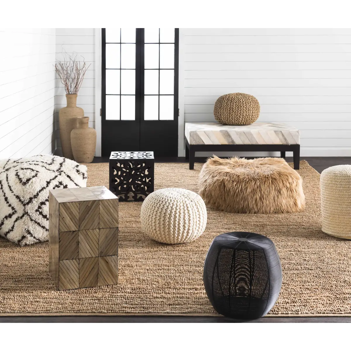 Glover Natural Braided Jute Rug - Boutique Rugs