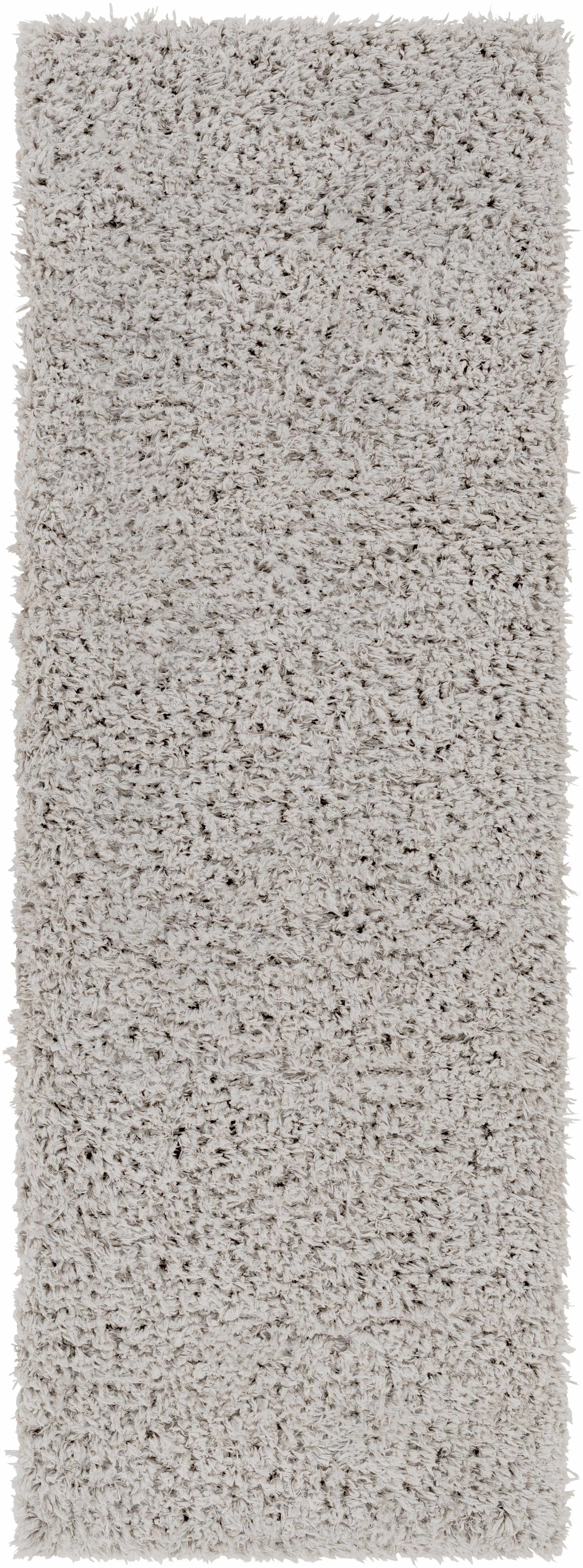 Tapis à poils longs Siari Solid Grey Medium