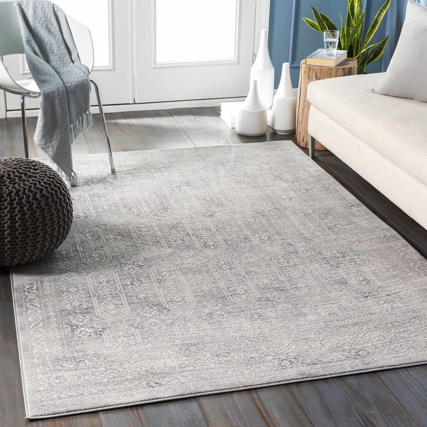 Tapis gris Michie