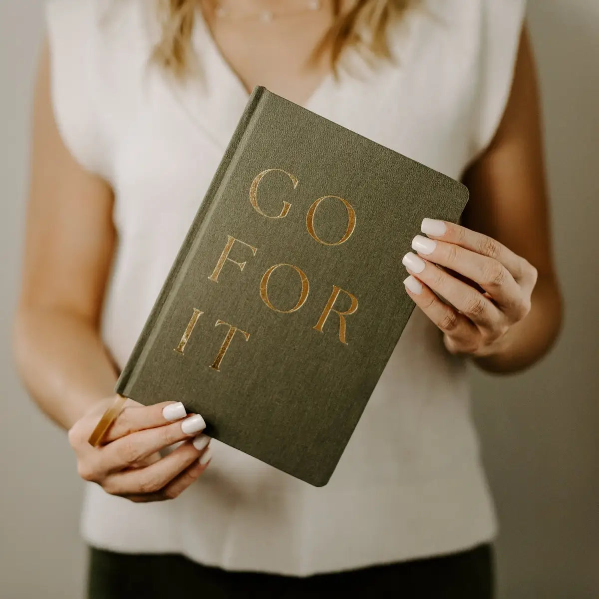 Go For It Fabric Journal - Sweet Water Decor
