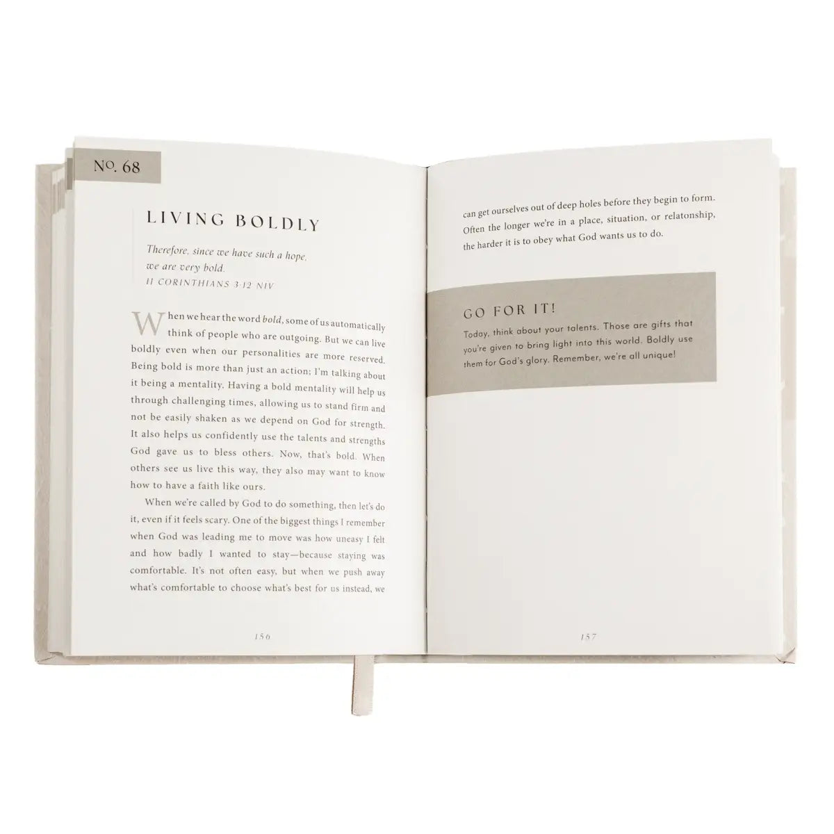 Go For It: 90 Devotions to Boldly Live the Life God Created - Sweet Water Decor