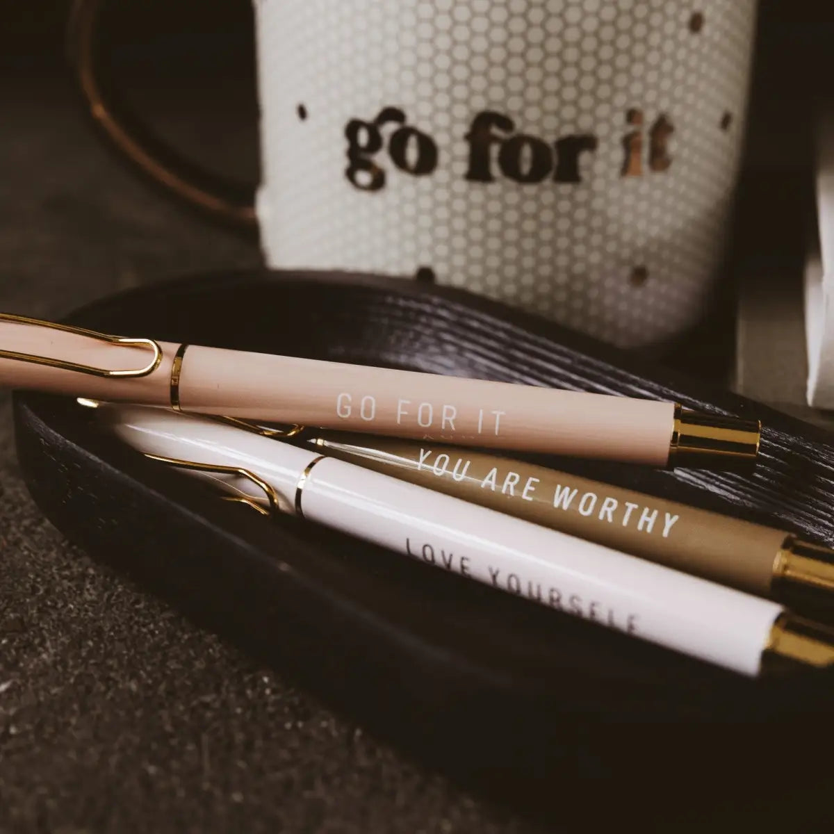 Go For It Metal Pen Set - Sweet Water Decor