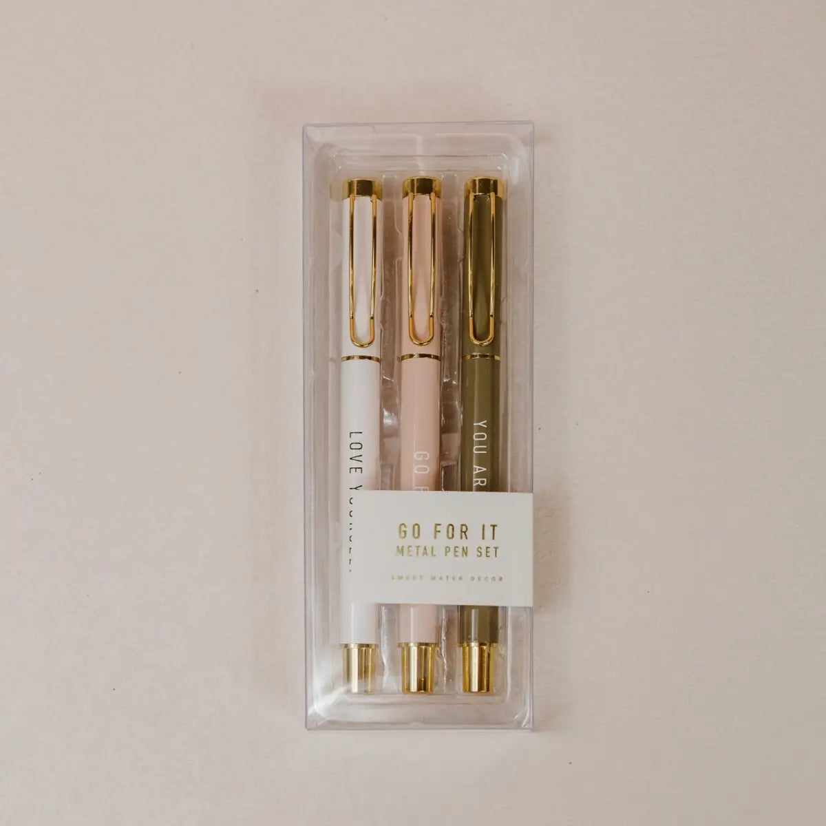 Go For It Metal Pen Set - Sweet Water Decor
