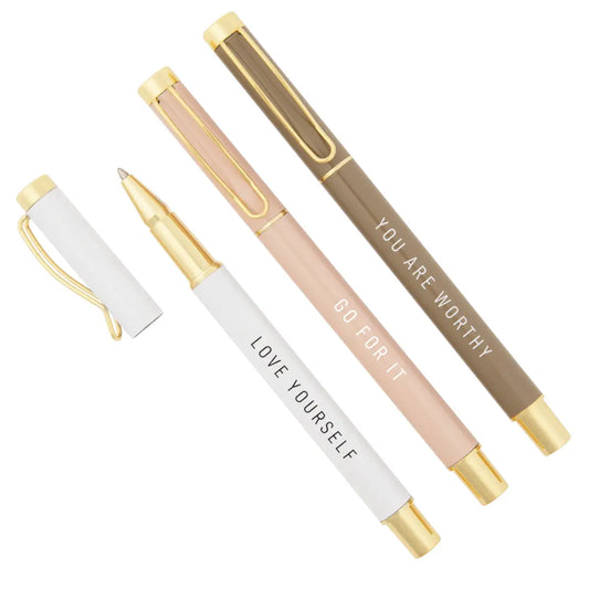 Go For It Metal Pen Set - Sweet Water Decor