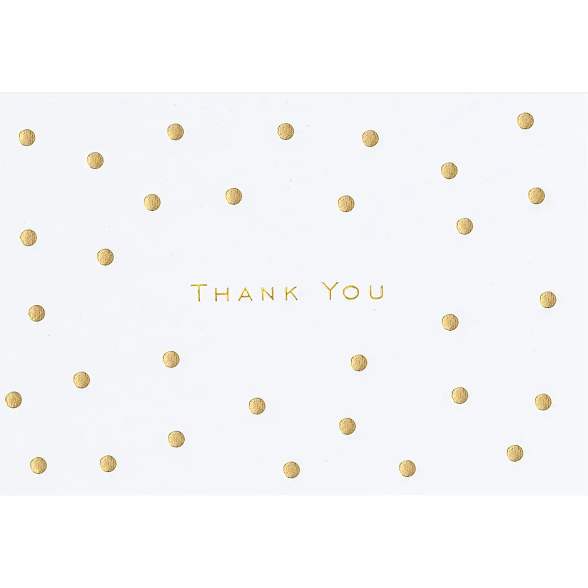 Gold Dots Thank You Note Cards Set - Peter Pauper Press