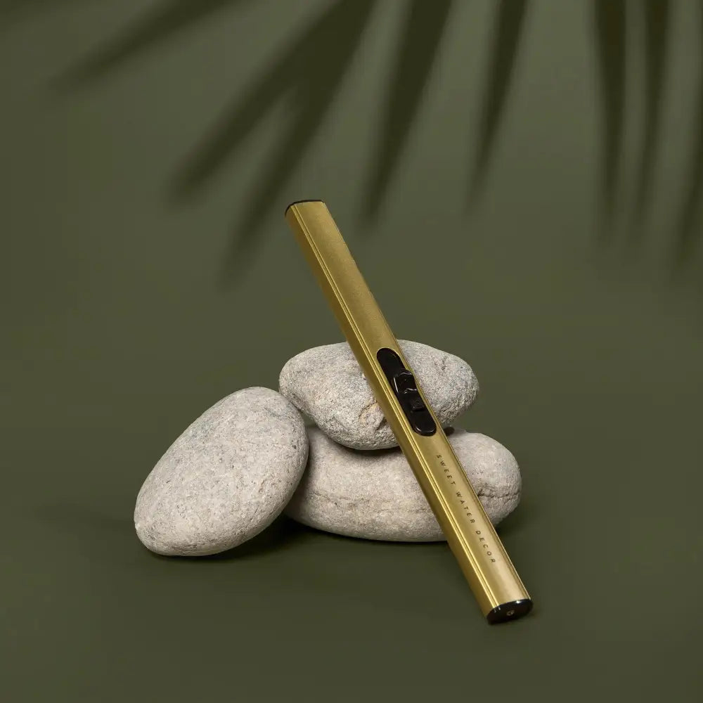 Gold Electric Lighter - Sweet Water Decor