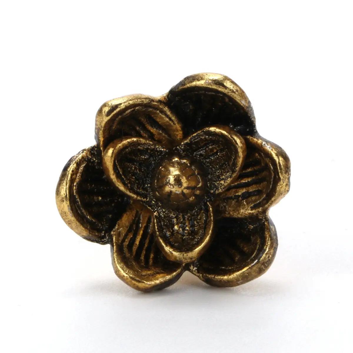 Gold Flower Knob (each) - Perilla Home