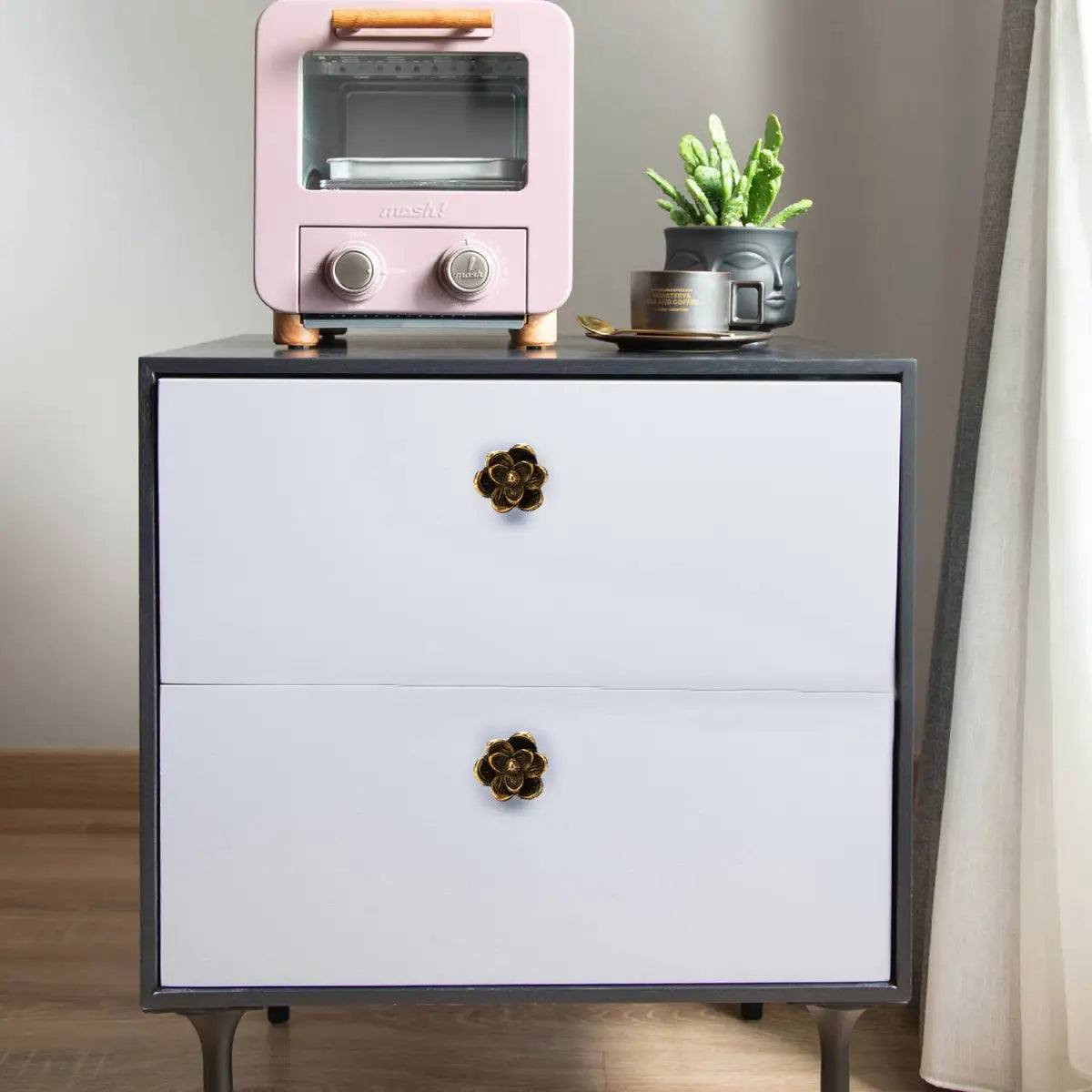 Gold Flower Knob (each) - Perilla Home