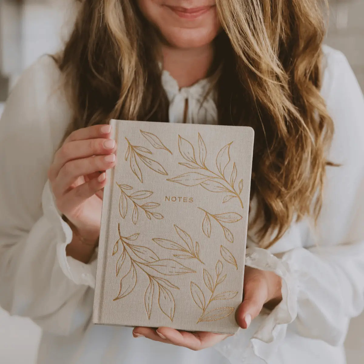 Gold Leaves Notes Journal - Sweet Water Decor