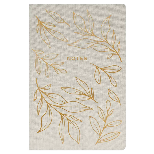 Gold Leaves Notes Journal - Sweet Water Decor