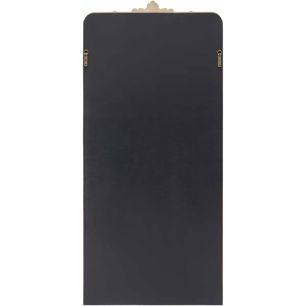 Gold Ornate 66’’ Rectangular Mirror - 66’’H x 30’’W x 2’’D Arch/Crowned Top - Boutique Rugs