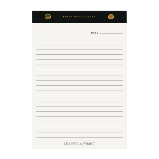 Gold Rivet Basic Notepad - Sweet Water Decor