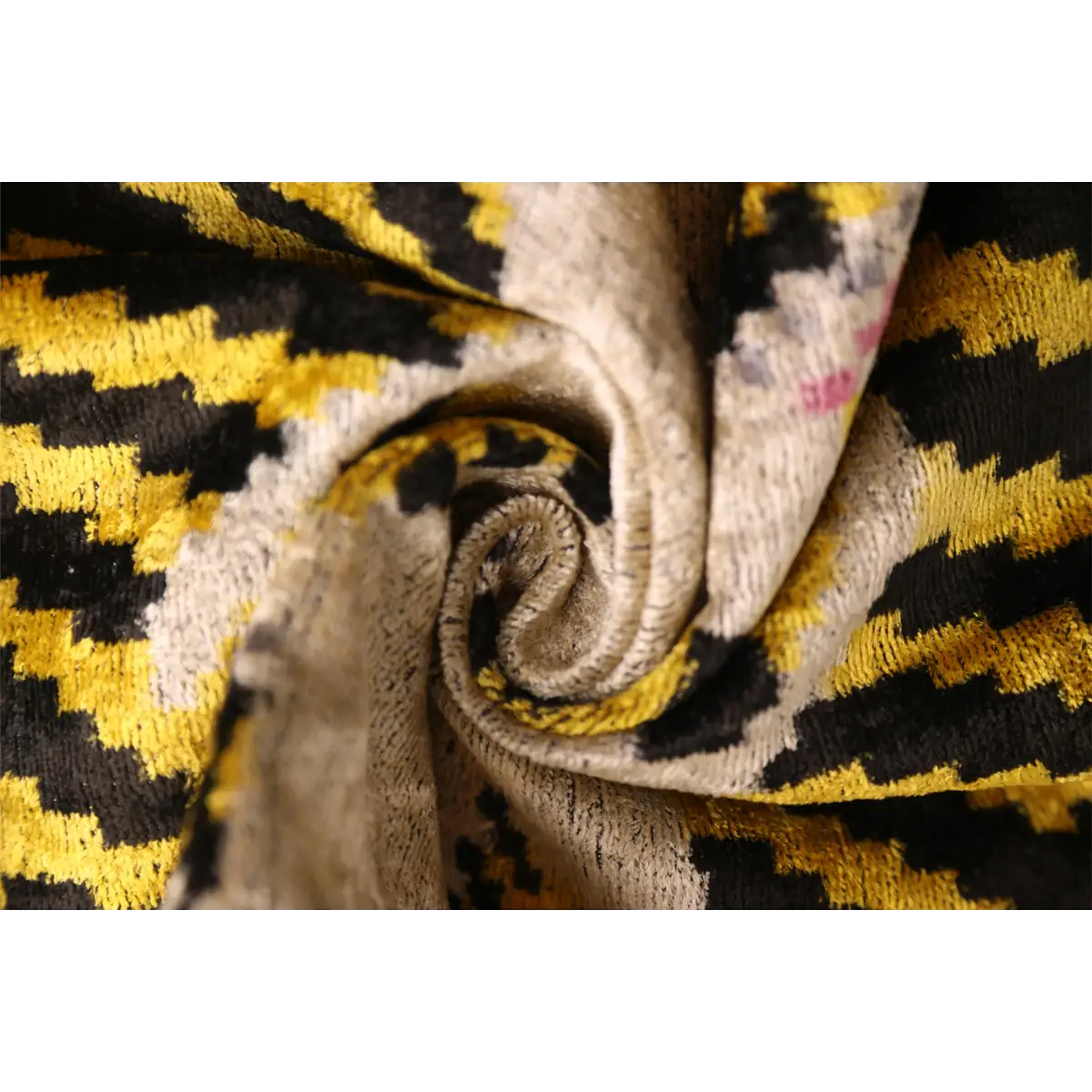 Golden Tiger Silk Velvet Lumbar Pillow – 16x24 Handmade Designer Cushion - Canvello