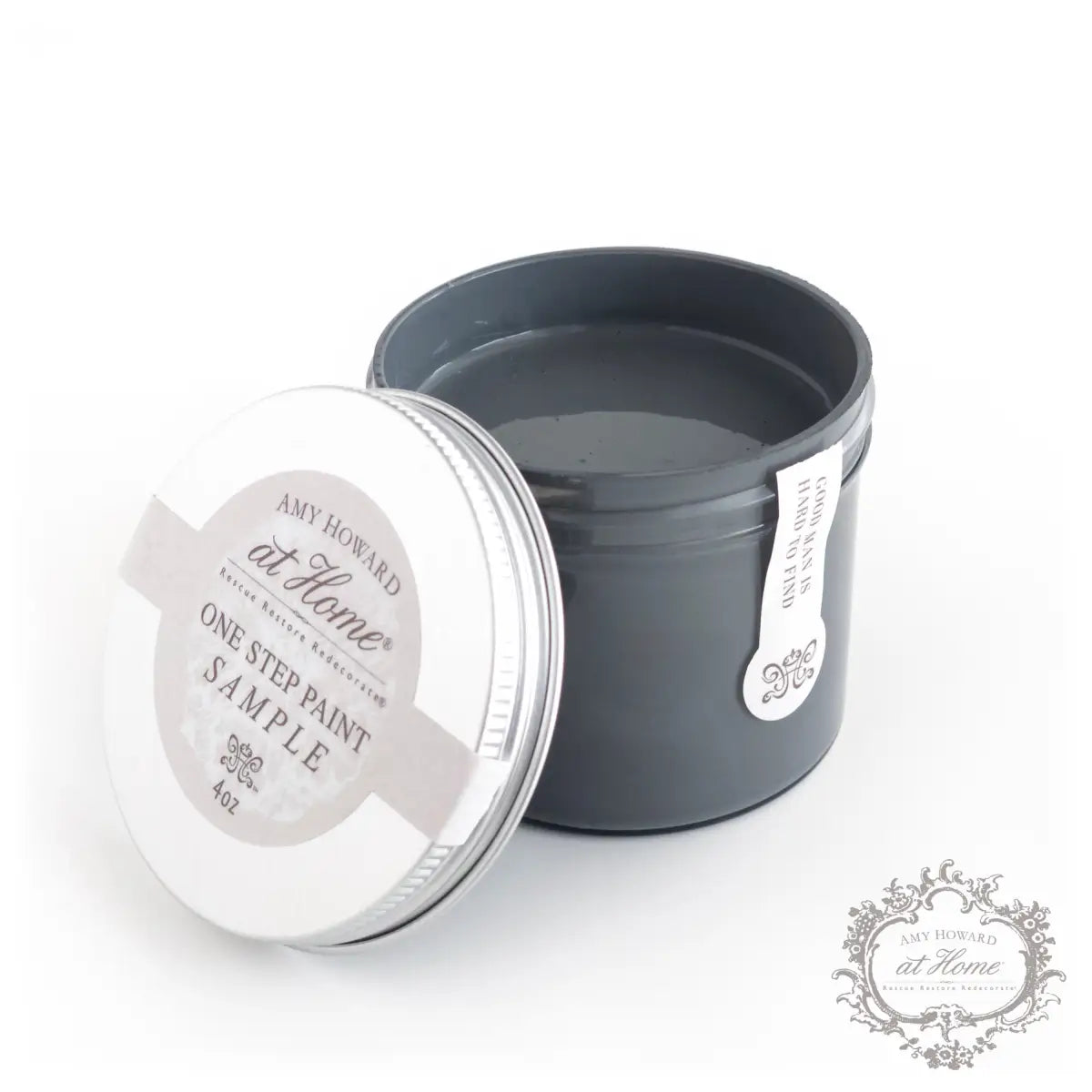 Gray - One Step Paint - A Good Man is Hard to Find - 4oz Sample - Amy Howard At Home