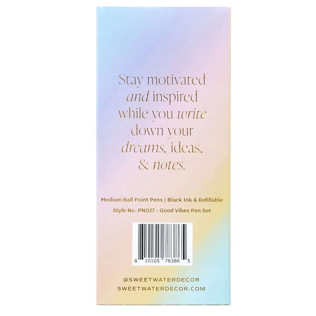 Good Vibes Pen Set - Sweet Water Decor