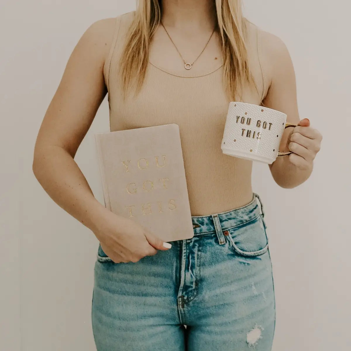 You Got This Fabric Journal - Sweet Water Decor