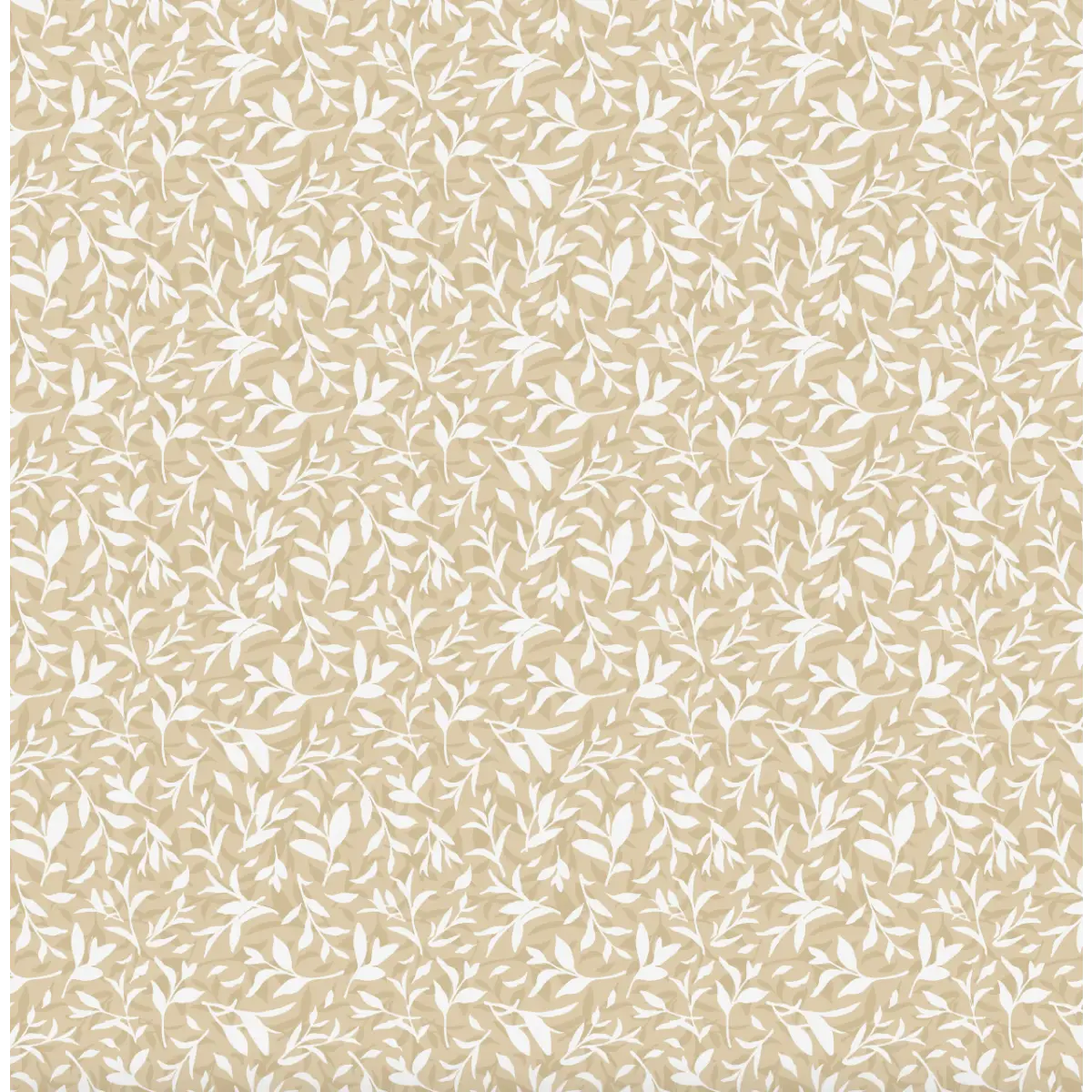 Grace Wallpaper - Leaves - by Elfi Yang - Sample 1 foot by 1 foot / Dark Neutral - Loomwell Home Goods