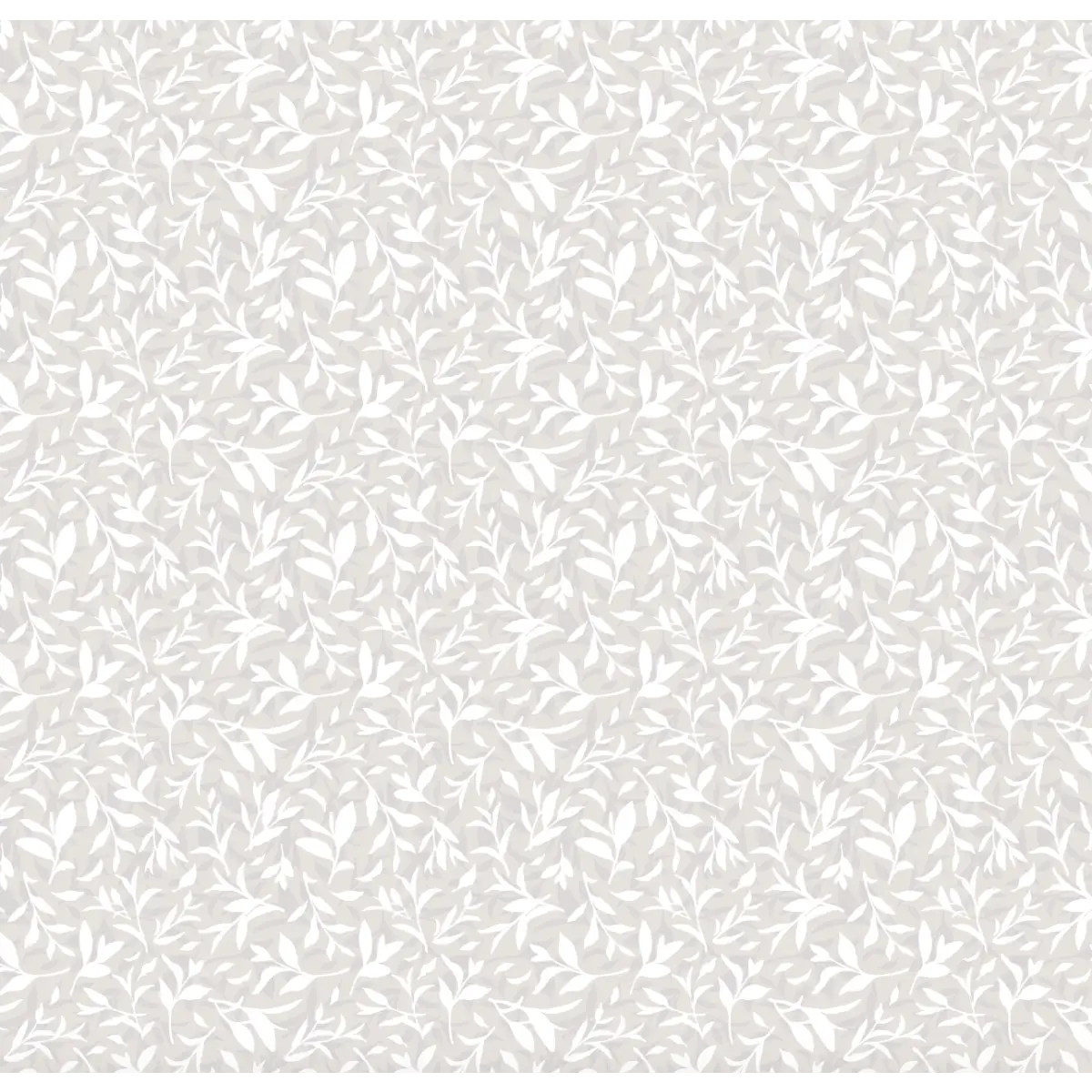 Grace Wallpaper - Leaves - by Elfi Yang - Sample 1 foot by 1 foot / Light Neutral - Loomwell Home Goods