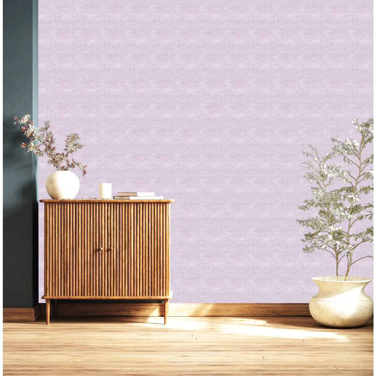 Grasscloth Print Wallpaper - Wipeable - Loomwell Home Goods