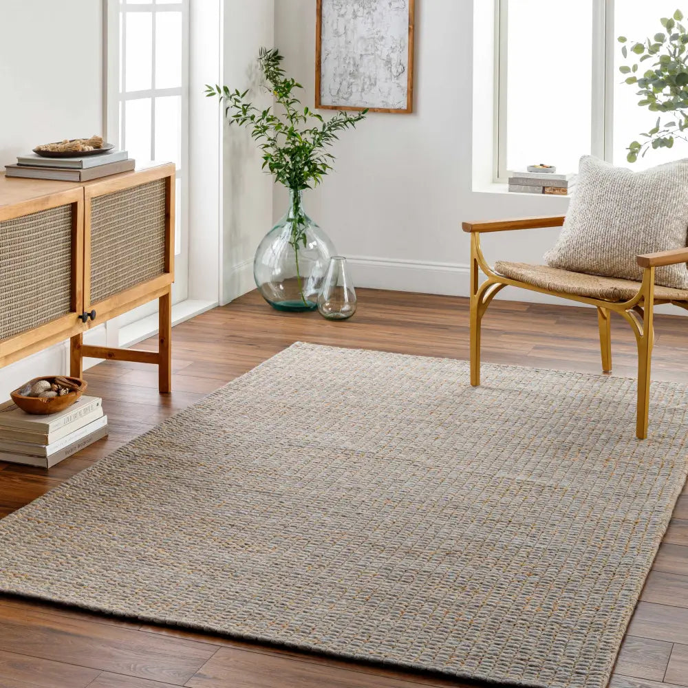 Gray Jute Wool Area Rug - Boutique Rugs