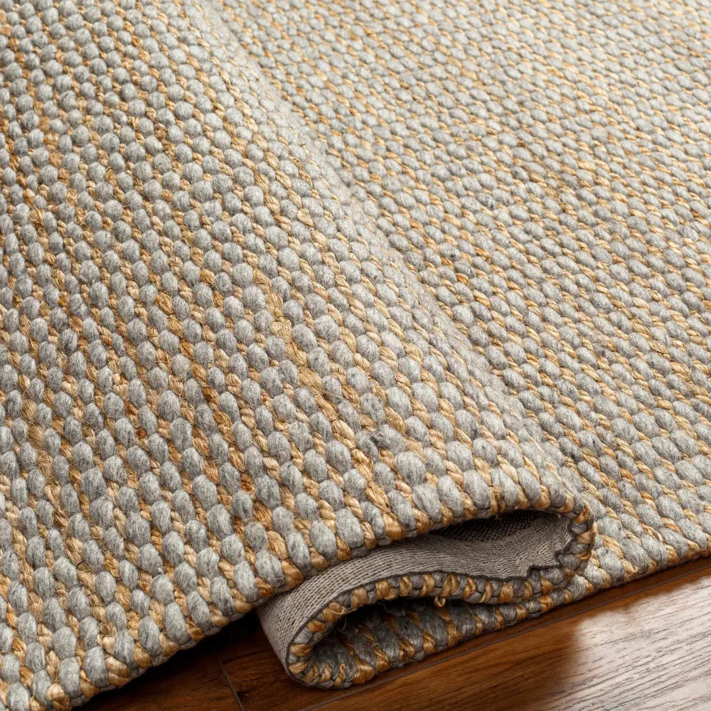 Gray Jute Wool Area Rug - Boutique Rugs
