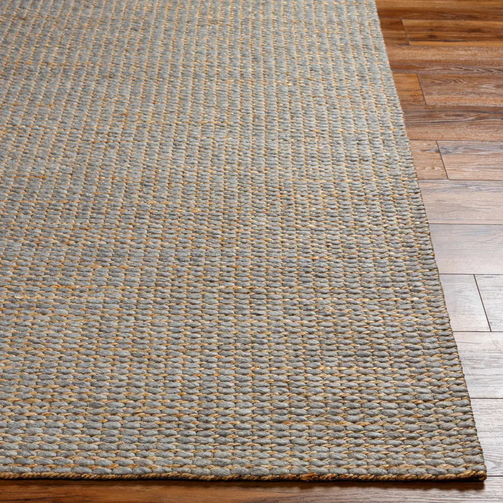 Gray Jute Wool Area Rug - Boutique Rugs