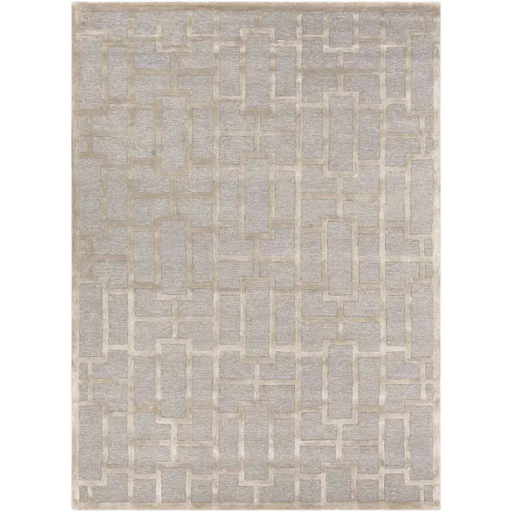 Gray Modern Area Rug - 8’ x 11’ Rectangle - Boutique Rugs