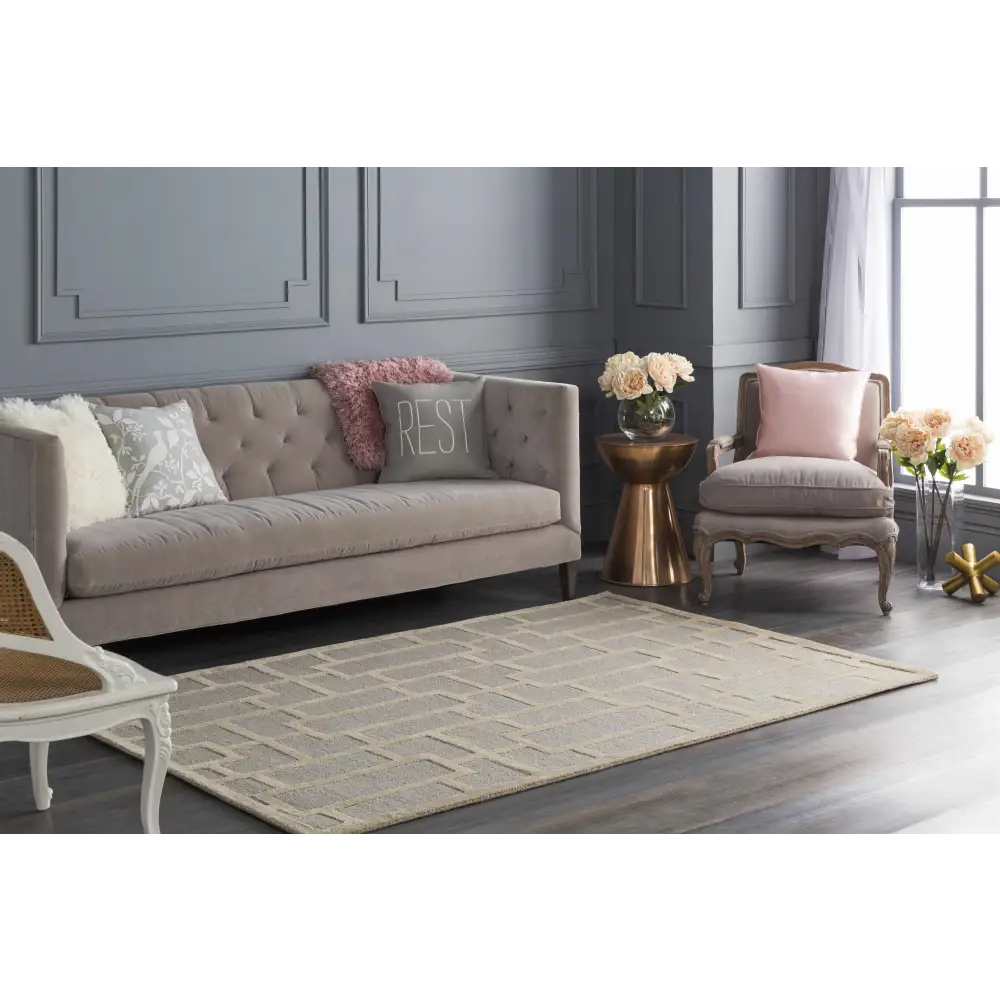 Gray Modern Area Rug - Boutique Rugs