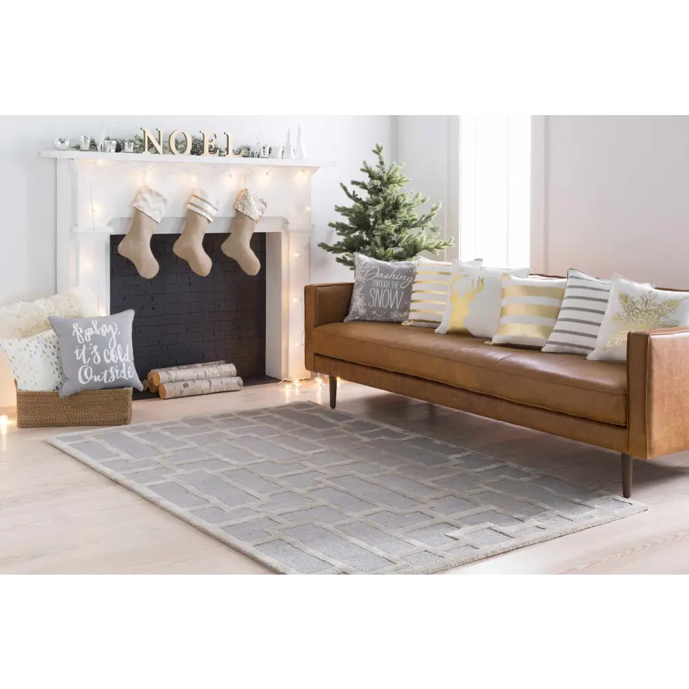 Gray Modern Area Rug - Boutique Rugs