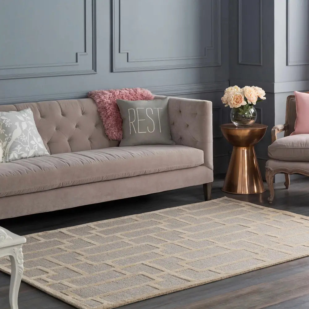 Gray Modern Area Rug - Boutique Rugs