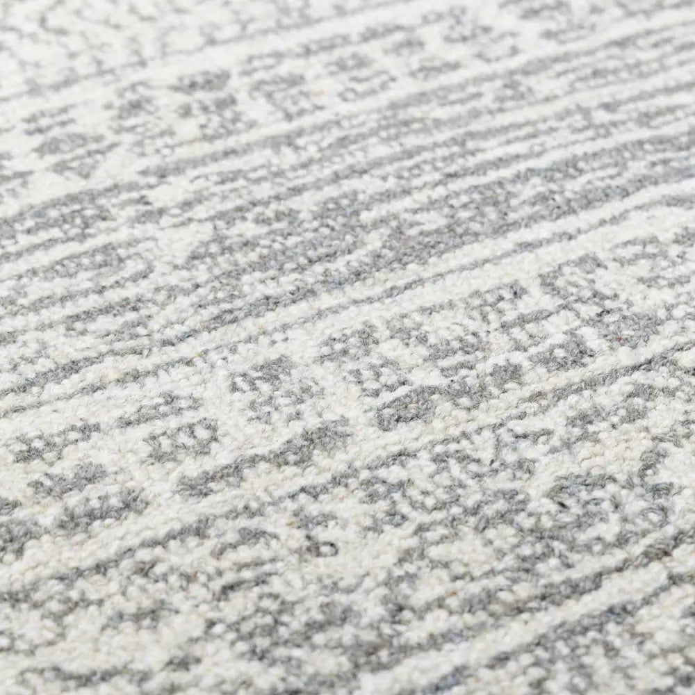 Gray Tufted Maroc Wool Rug - Boutique Rugs